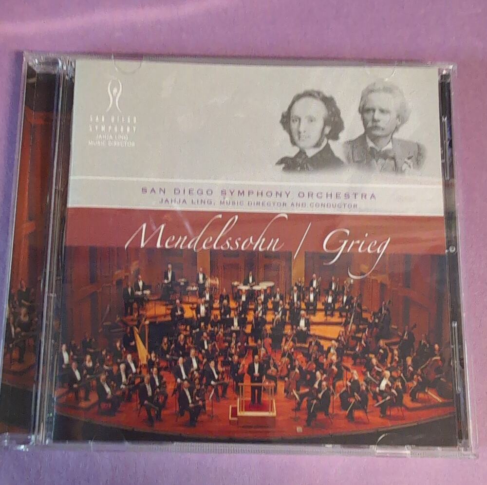 Mendelssohn / Grieg by San Diego Symphony Orchestra, Jahja Ling (CD, 2009)